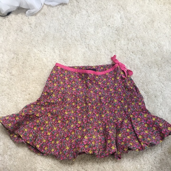 Pink floral Ralph Lauren skirt - Picture 2 of 3
